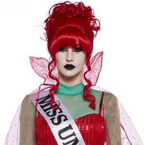 Miss Afterlife Receptionist Costume Set RED/Large